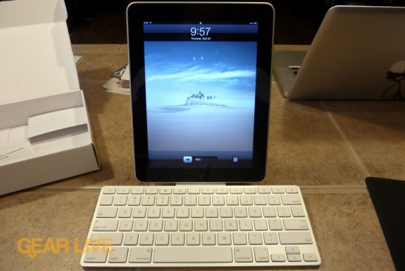 iPad in Keyboard Dock