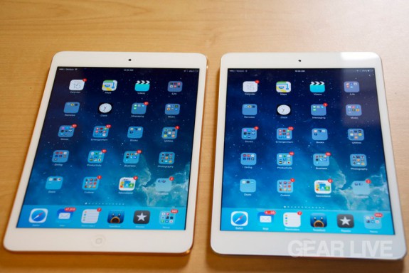 iPad mini with Retina display vs. standard iPad mini