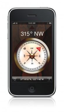 iPhone 3G S compass