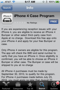 iPhone 4 Case Program app details