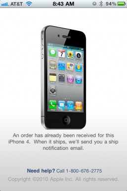 iPhone 4 Case Program already ordered