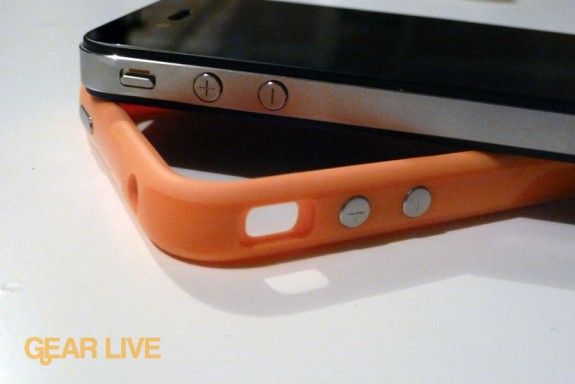 iPhone 4 orange Bumper with iPhone 4