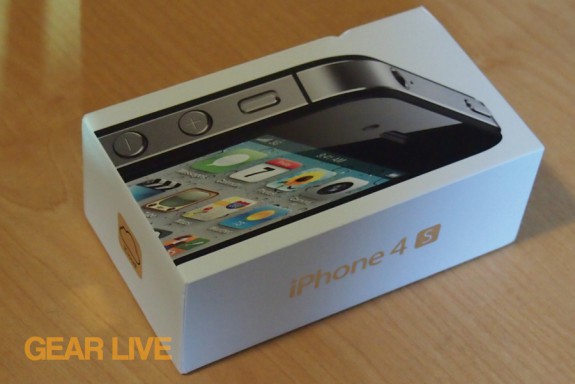 Black iPhone 4S box