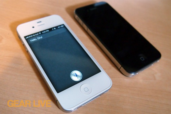iPhone 4S Siri display