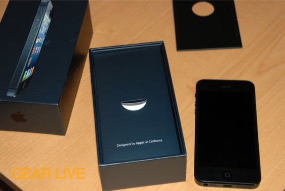 iPhone 5 black & slate removed