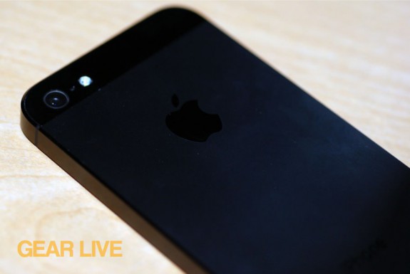 iPhone 5 black & slate rear camera