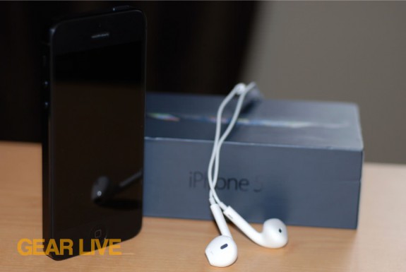 iPhone 5 black & slate with box and EarPods