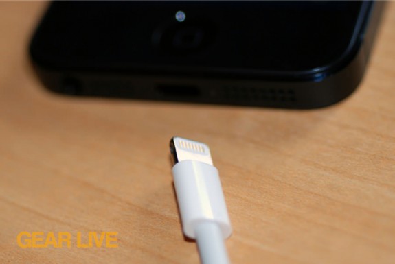 iPhone 5 black & slate Lightning Connector