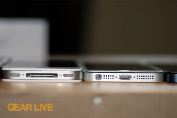 iPhone 5 Lightning Connector vs iPhone 4S Dock Connector