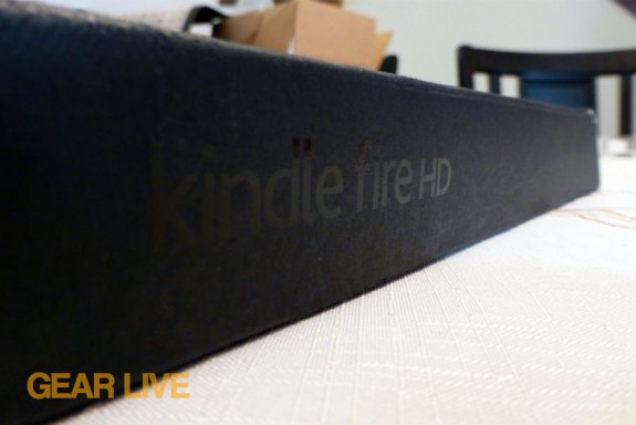 Amazon Kindle Fire HD box logo