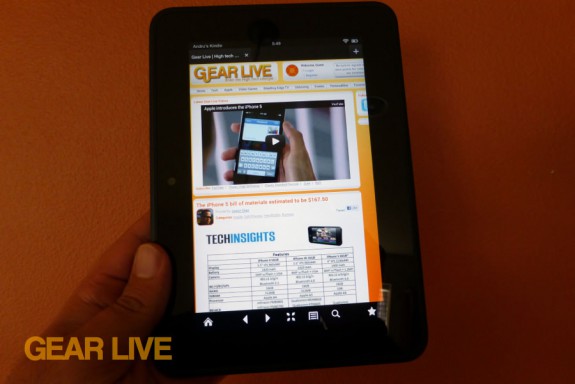 Amazon Kindle Fire HD 7 Gear Live