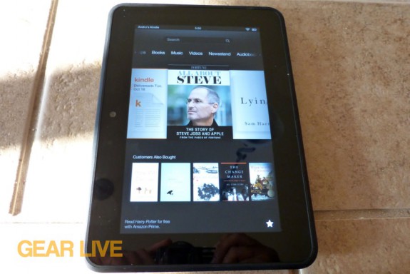 Amazon Kindle Fire HD 7 books