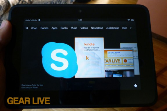 Amazon Kindle Fire HD 7 Skype