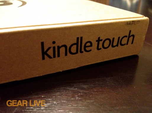 Kindle Touch logo on box