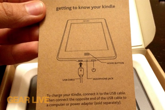 Kindle touch instructions
