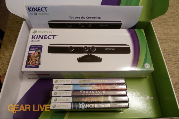 Kinect sensor and games