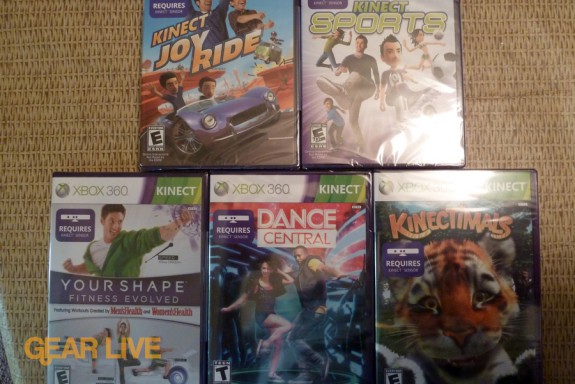 Kinect game box art