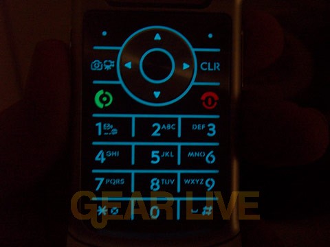 KRZR Keypad Backlight