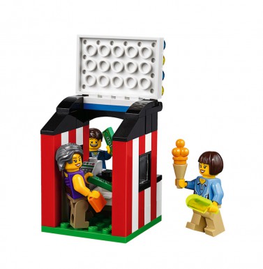 LEGO Fairground Mixer 10244 - Minifigs in ticket booth