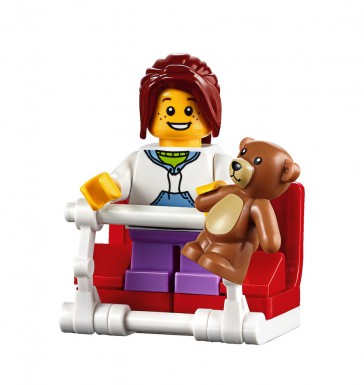 LEGO Fairground Mixer 10244 - Girl Minifig with bear