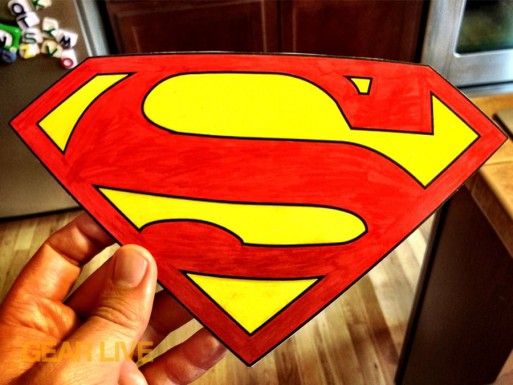 Superman logo for LEGO Superhero Halloween costumes