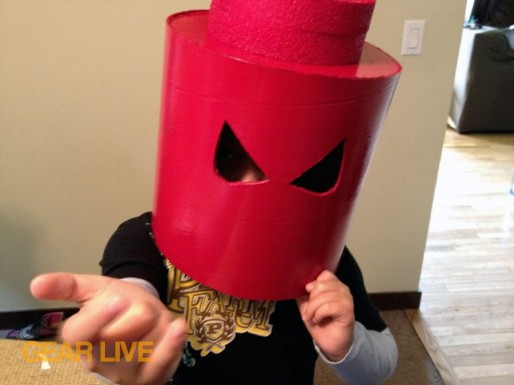 Spider-Man head for LEGO Superhero Halloween costumes