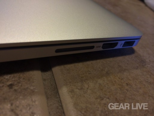 MacBook Pro (late 2013) SD card reader