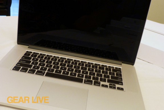 MacBook Pro with Retina display keyboard