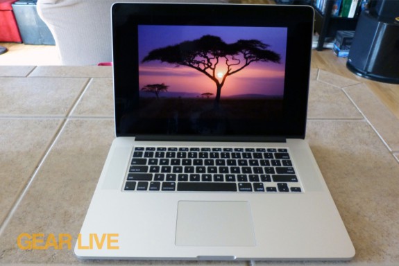 MacBook Pro with Retina display screensaver