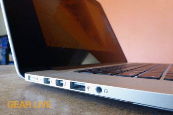 MacBook Pro with Retina display Thunderbolt and USB 3.0