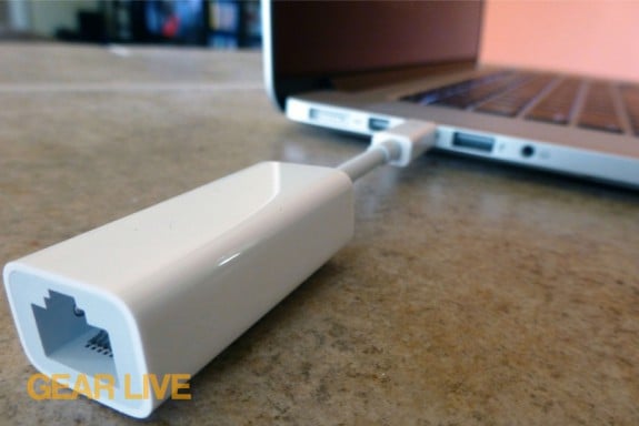 MacBook Pro with Retina display Thunderbolt Gigabit Ethernet Adapter
