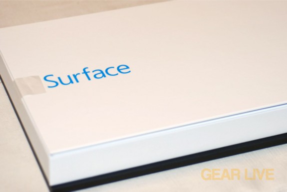 Microsoft Surface inner box