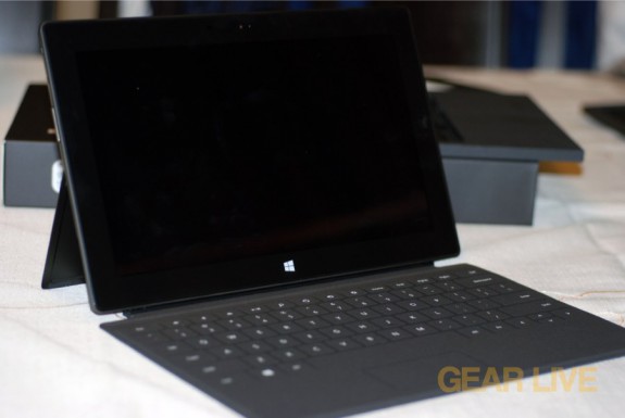 Microsoft Surface with black Touch Cover