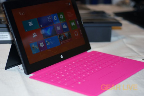 Microsoft Surface pink Touch Cover