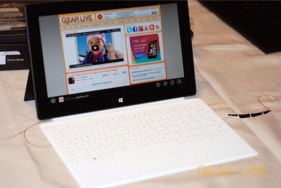 Microsoft Surface white Touch Cover