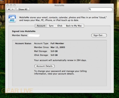 MobileMe Preference Pane
