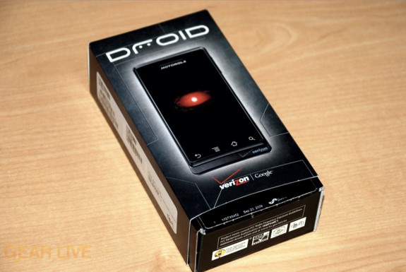 Motorola DROID box