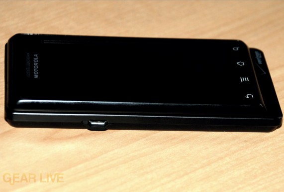 Motorola DROID left side