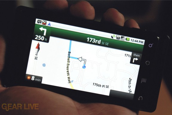 Motorola DROID: Google Maps Navigation