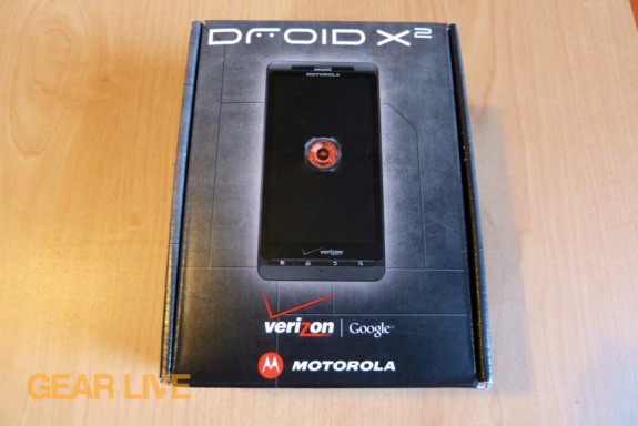 Motorola Droid X2 box