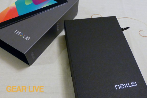 Nexus 7 inner box