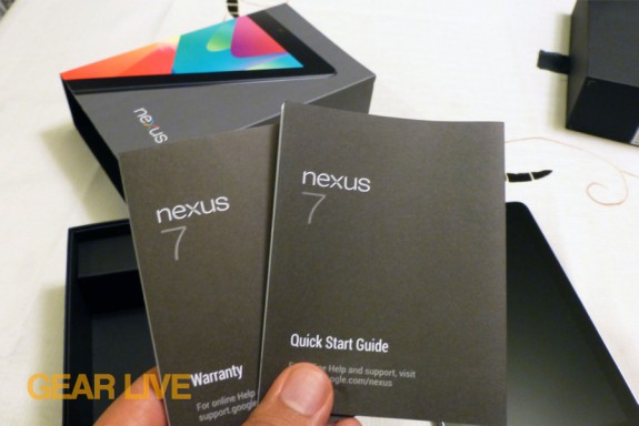 Nexus 7 instruction manual