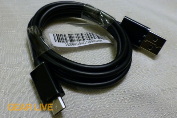 Nexus 7 microUSB cable