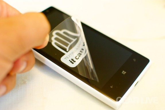 Nokia Lumia 1020 removing sticker