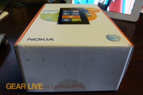 Nokia Lumia 900 boxtop