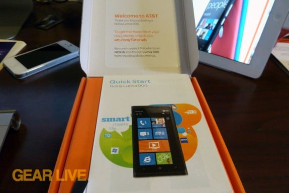 Nokia Lumia 900 Getting Started guide