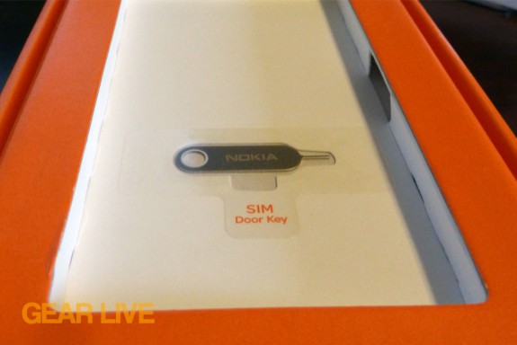 Nokia Lumia 900 SIM card remover