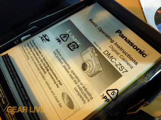 Panasonic Lumix ZS7 manual