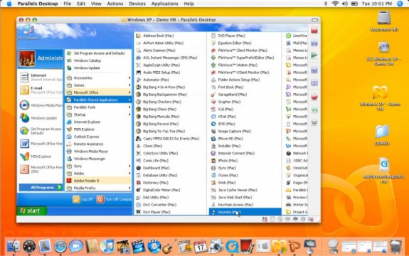 Parallels Shared Applications