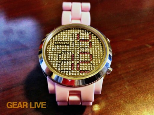 Phosphor Appear pink watch
